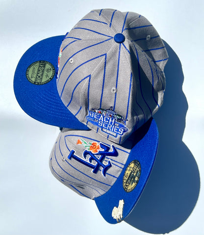 LA “Dodger Poppy” Pinstripe Snapback