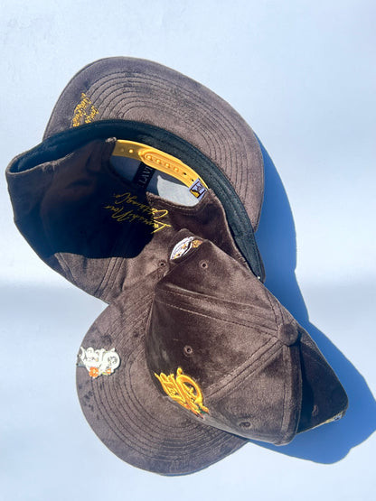 “SD Natives” Brown Velvet Snapback