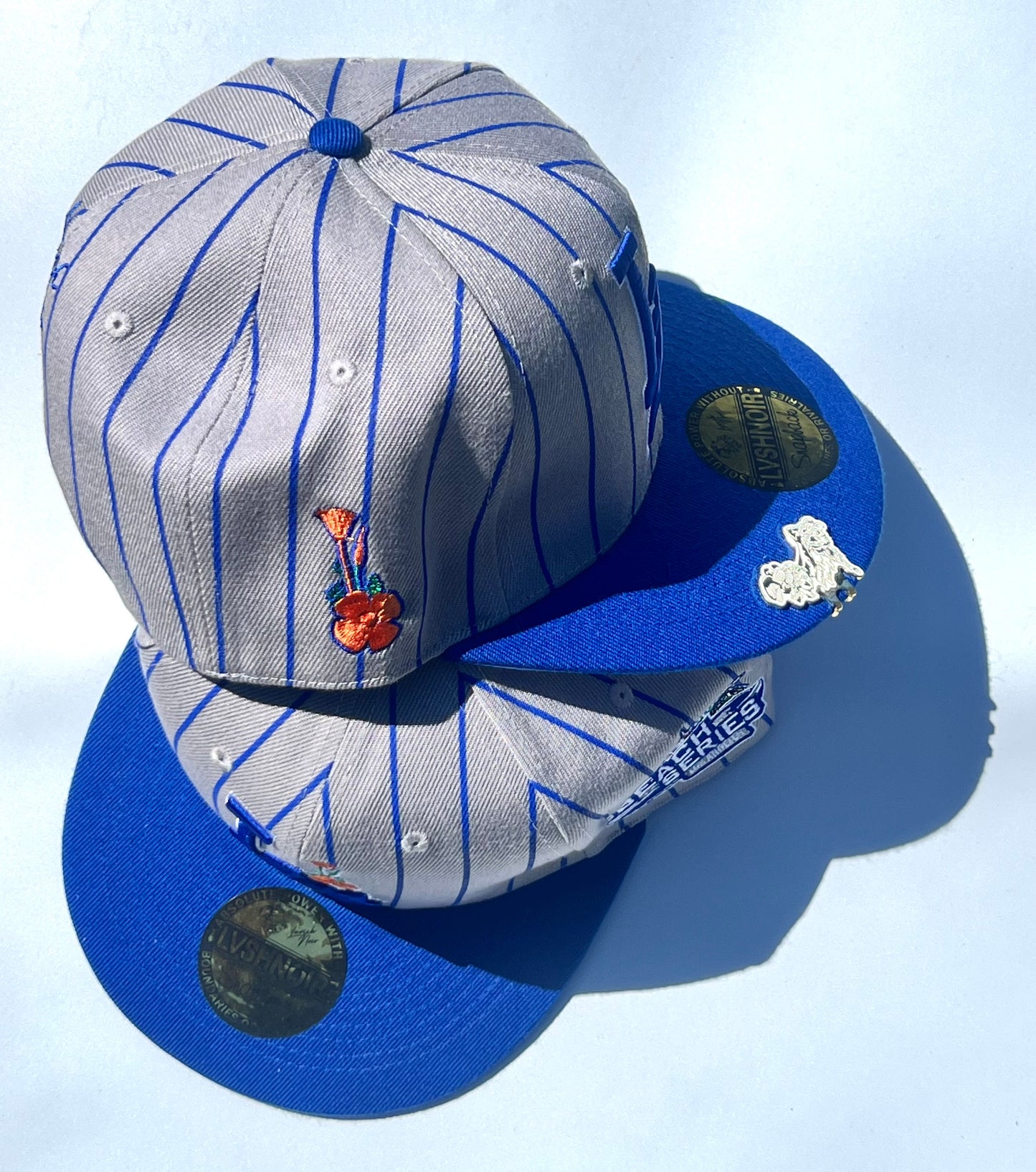 LA “Dodger Poppy” Pinstripe Snapback